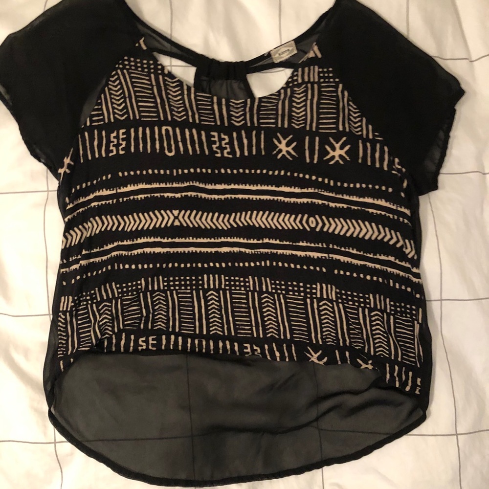 High-Low Sheer Top